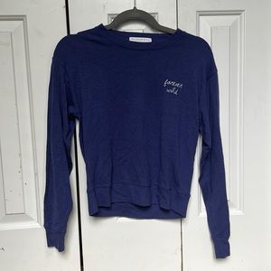 Blue spiritual gangster long sleeve